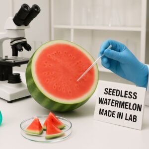 बिना बीज का तरबूज कैसे बनाया गया? | How Seedless Watermelon is Made in Lab