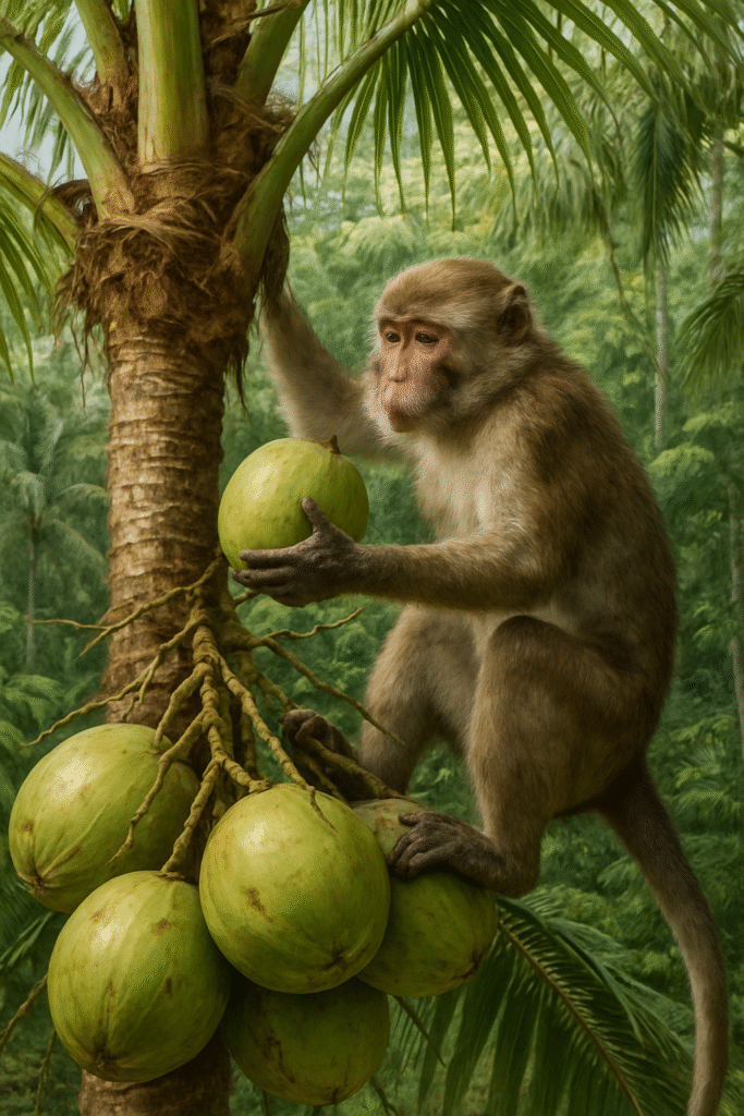 monkey-coconut-harvesting-thailand