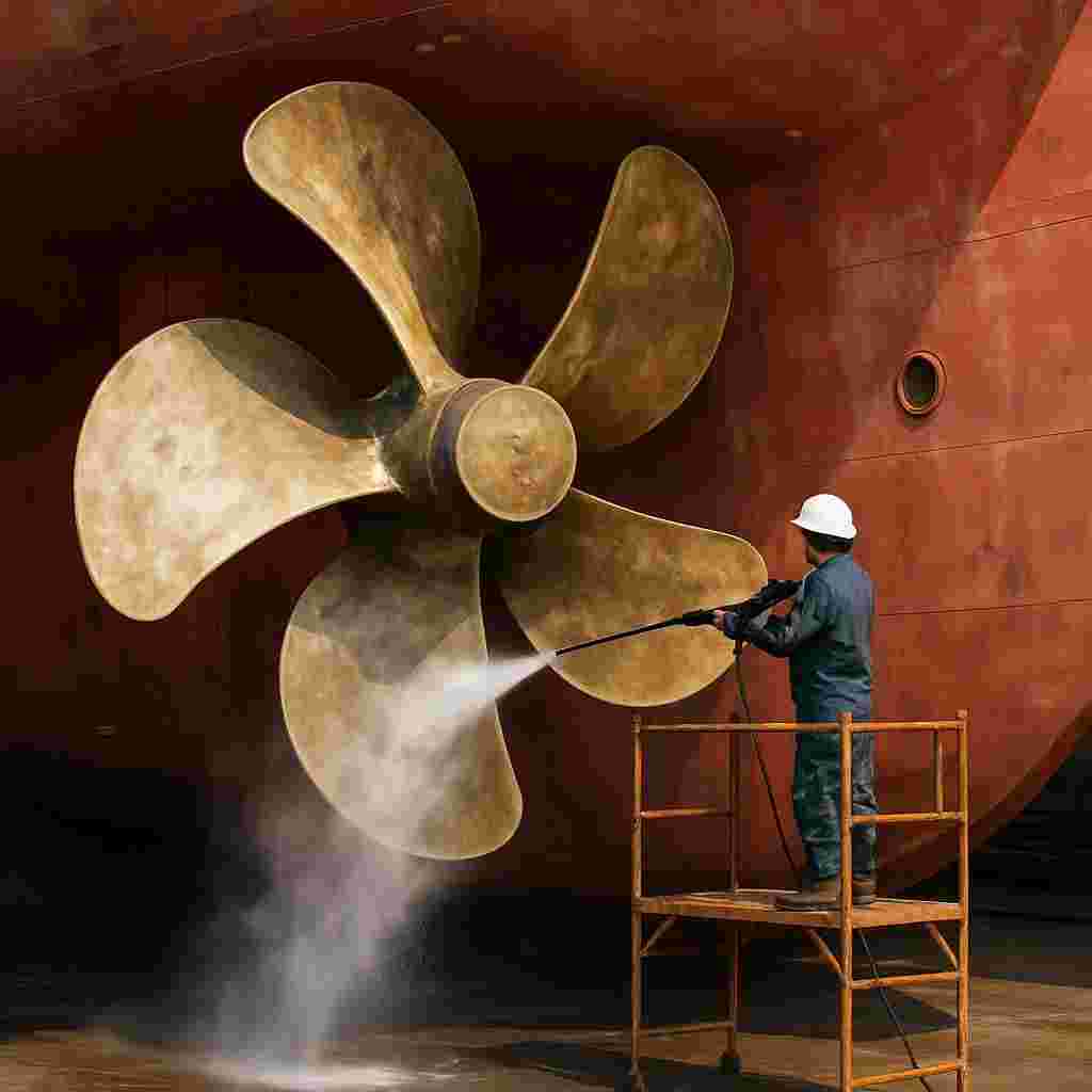 ship propeller maintenance