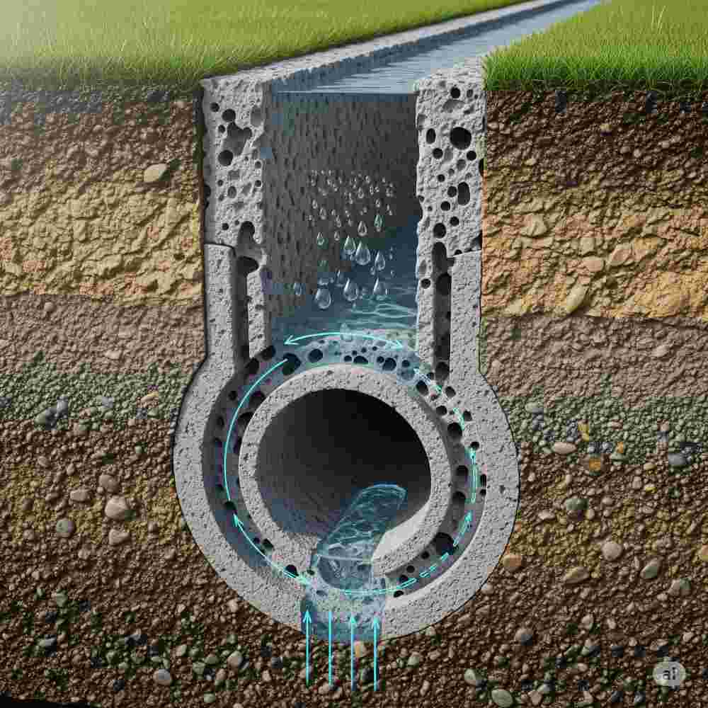 Concrete Porous Pipe Technology