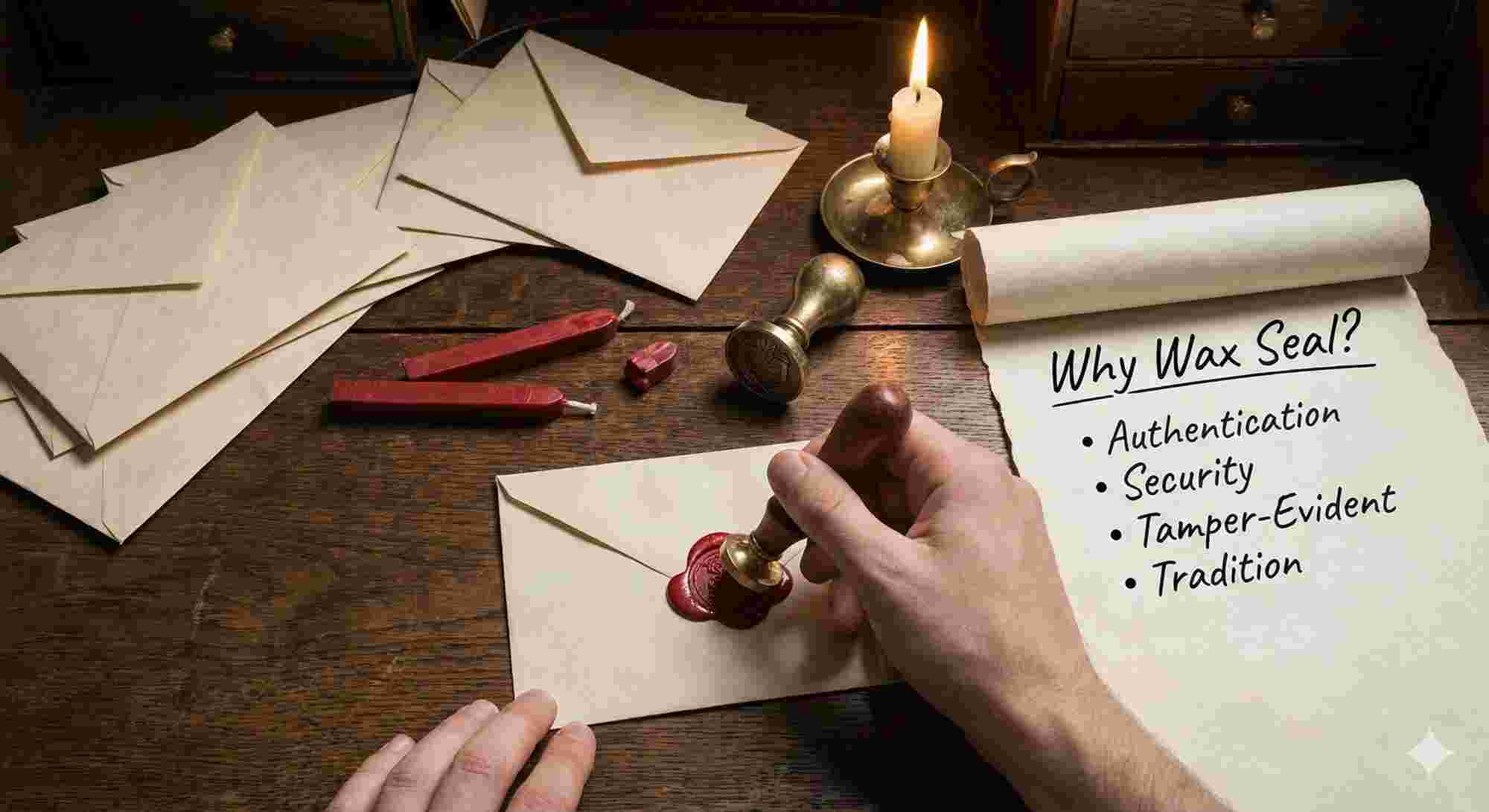 Why Wax Seal Used on Letter Envelopes