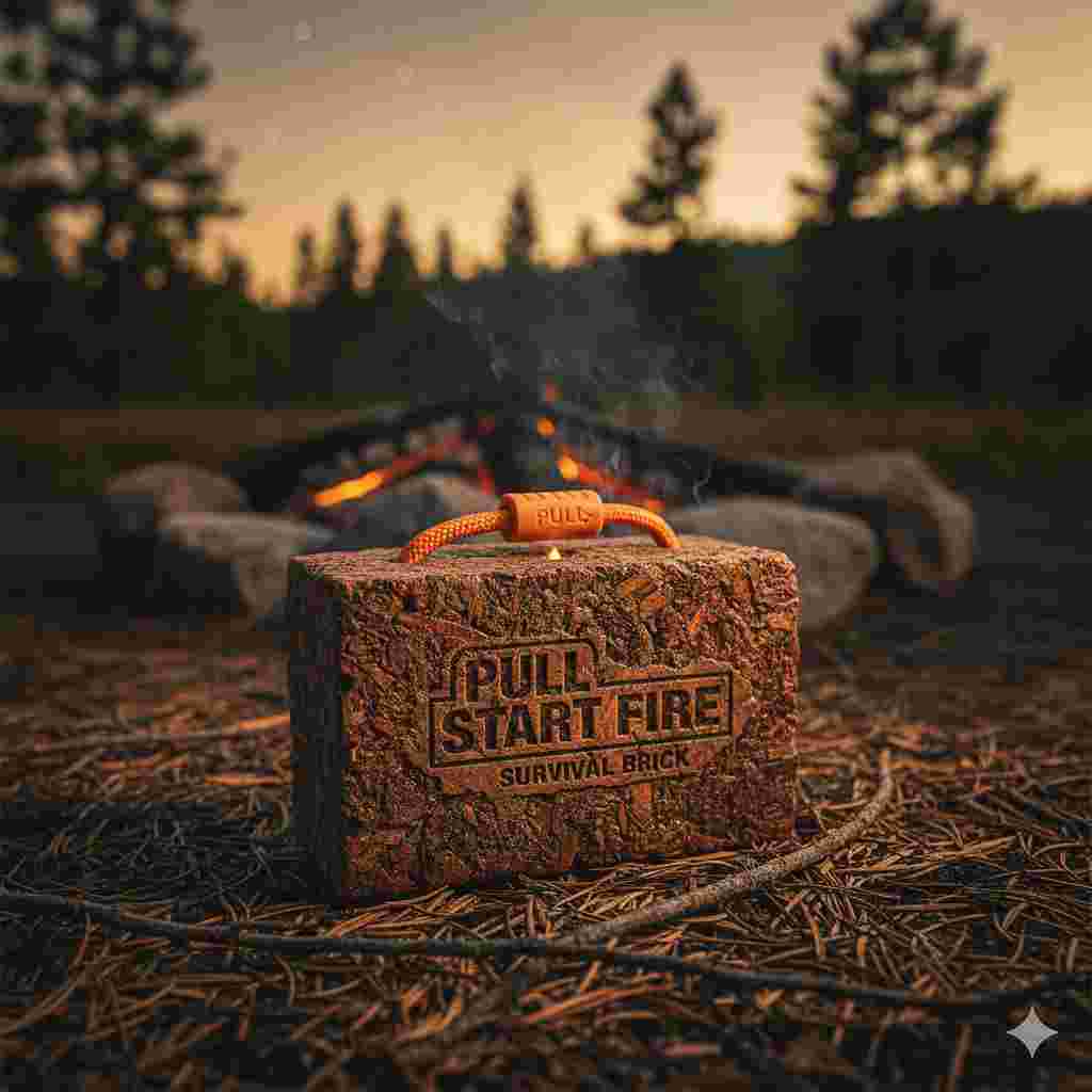 Pull Start Fire Survival Brick