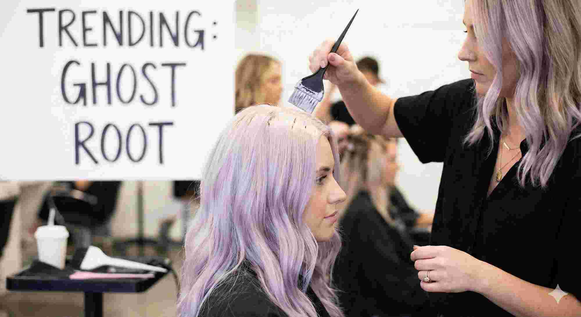 Trending Ghost Root Hair Colour Technique