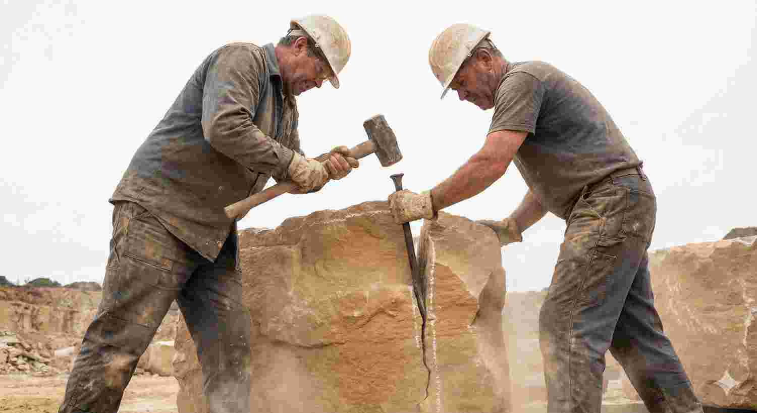 Manual Big Rock Cutting