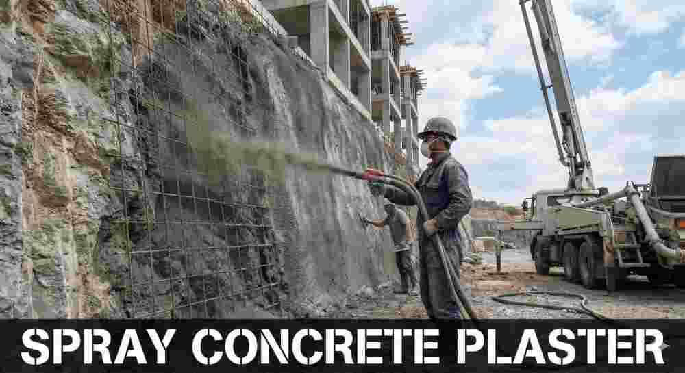 Spray Concrete Plaster