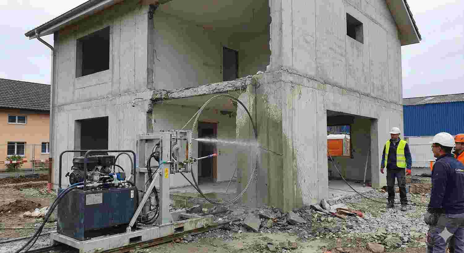 Concrete House Cutting Machine Diamond Wire Saw Machine