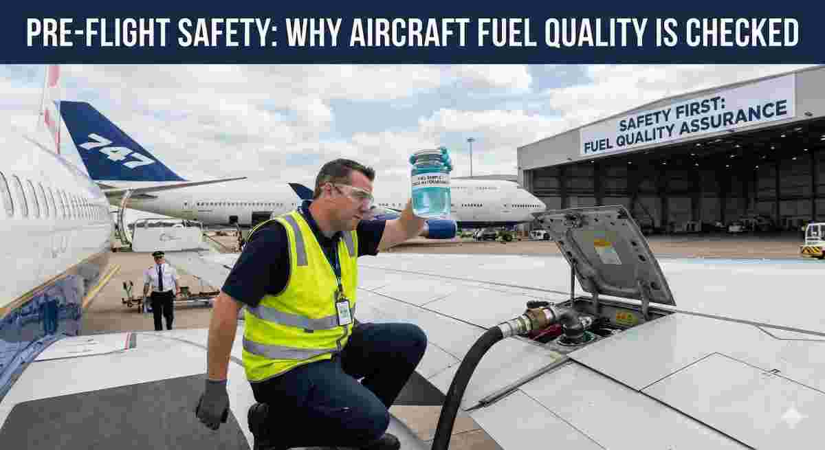Why Aircraft Fuel Quality Is Checked Before Takeoff