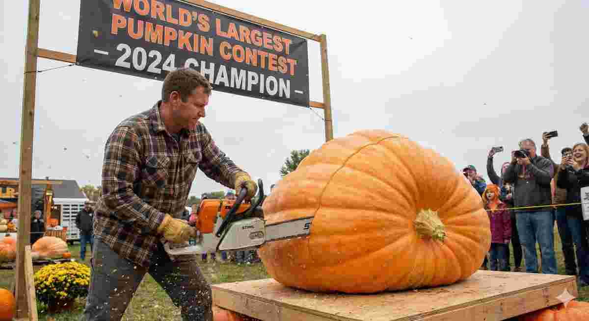 World Giant Pumpkin Contest Winner