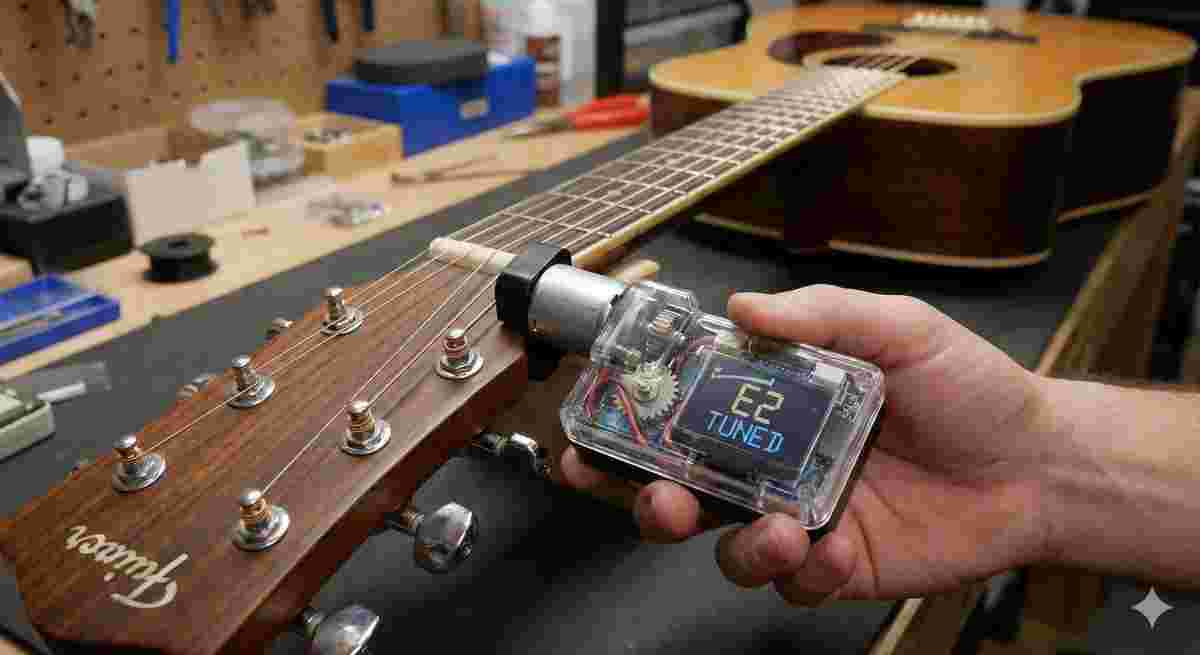 Automatic Guitar Tuner Device