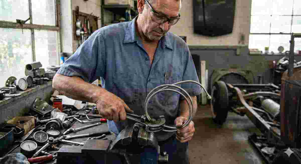 Car Brake Line Shaping