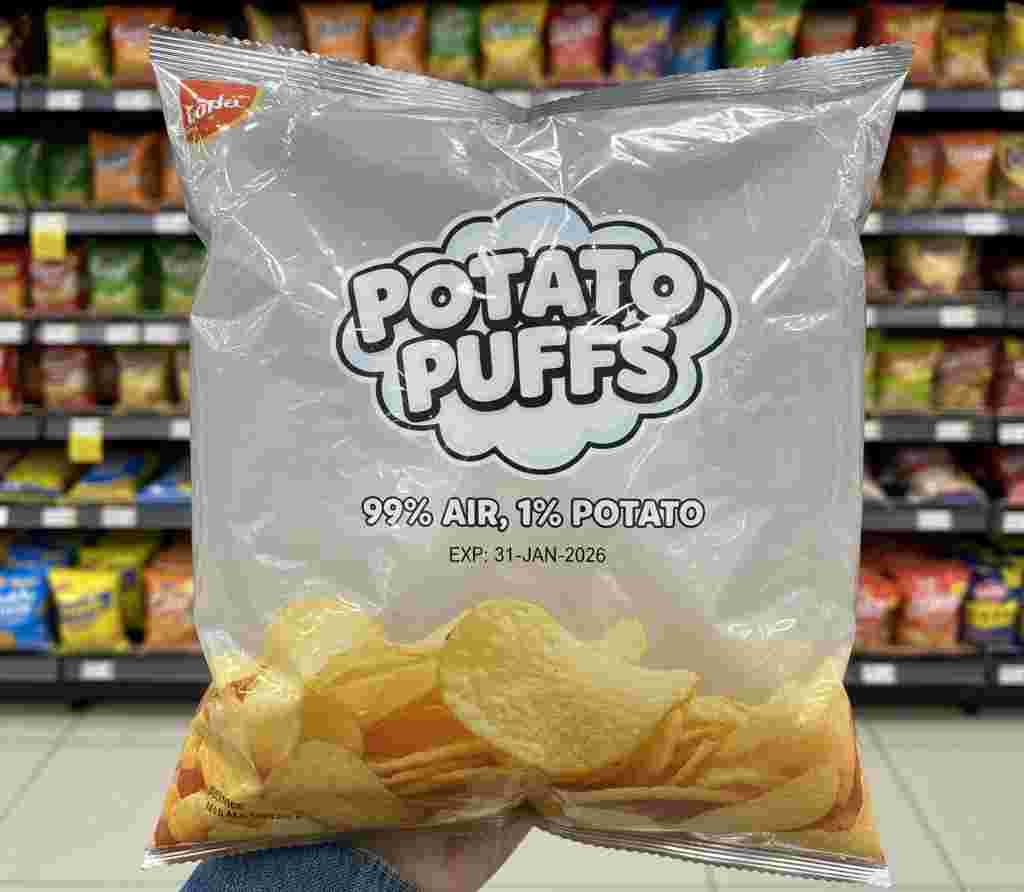 Why Gas Is Filled in Potato Chips Packet