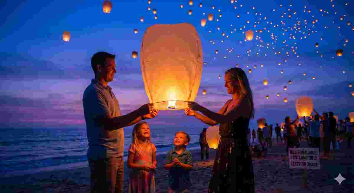 Perfect Way to Leave Sky Lantern