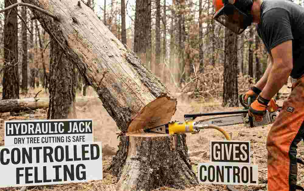 Hydraulic Tree Cutting Safe
