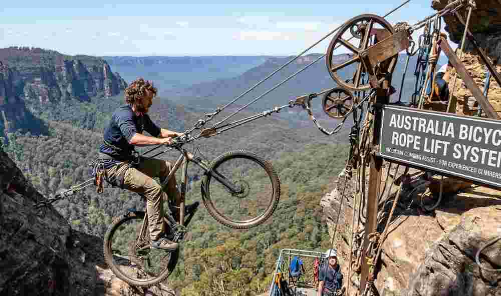 Australia Bicycle Rope Lift System