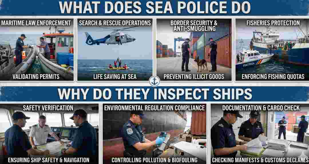 What Does Sea Police Do and Why Do They Inspect Ships