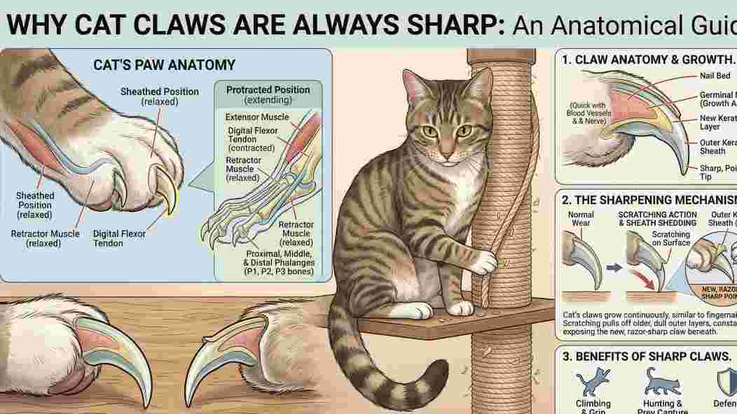 Why Cat Claws Are Always Sharp