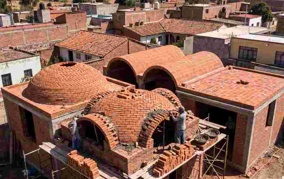 Mexico Roofs Are Built in Brick