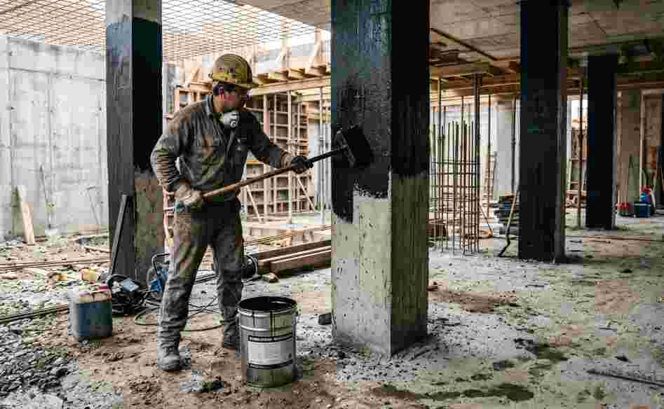 Why Bitumen Coating is Applied on Basement Columns
