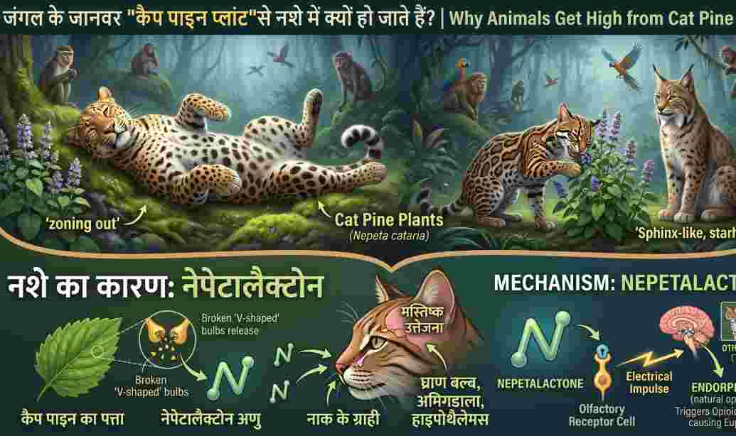 Animals Get High from Cat Pine Plant