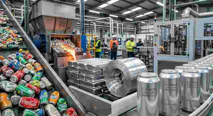 Aluminium Can Recycling Process