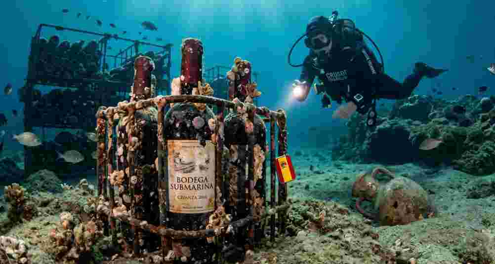 Spain's Underwater Aged Wine