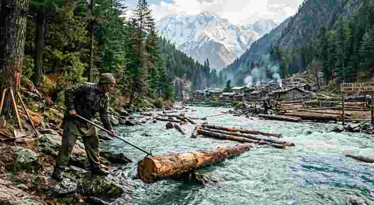 Transport Wood Through Rivers