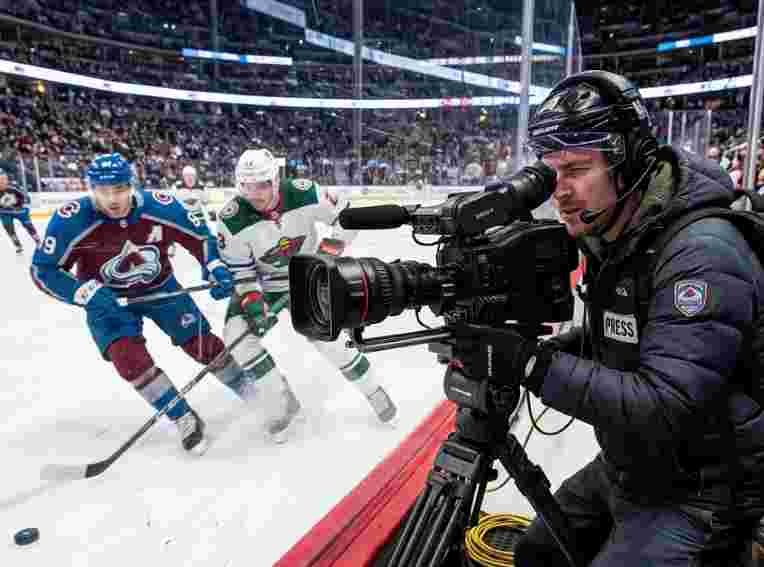 Ice Hockey Cameraman